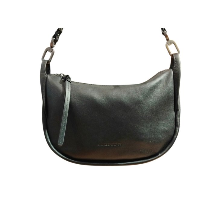  Fawn Halfmoon Bag jet black